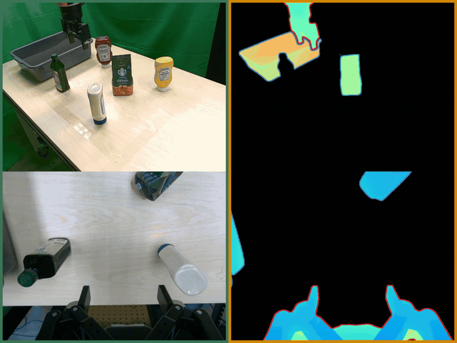 OBEYED-VLA distractor-scene demo
